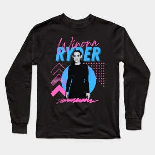 Winona ryder***original retro Long Sleeve T-Shirt